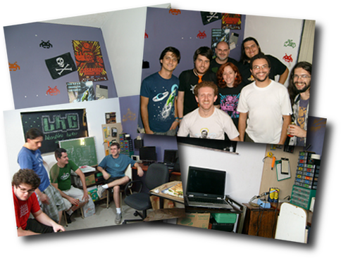 Comitiva do Garoa no Epoch0 do LHC - iniciando o ciclo de visita a inauguração dos hackerspaces pelo Brazil