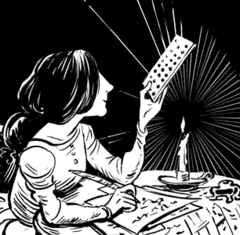 Ada Lovelace, segundo os maravilhosos quadrinhos da Sydney Padua - http://sydneypadua.com/2dgoggles/blog/